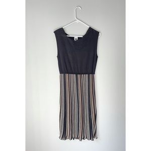 Missoni Black and Stripe Textured Knit Dress